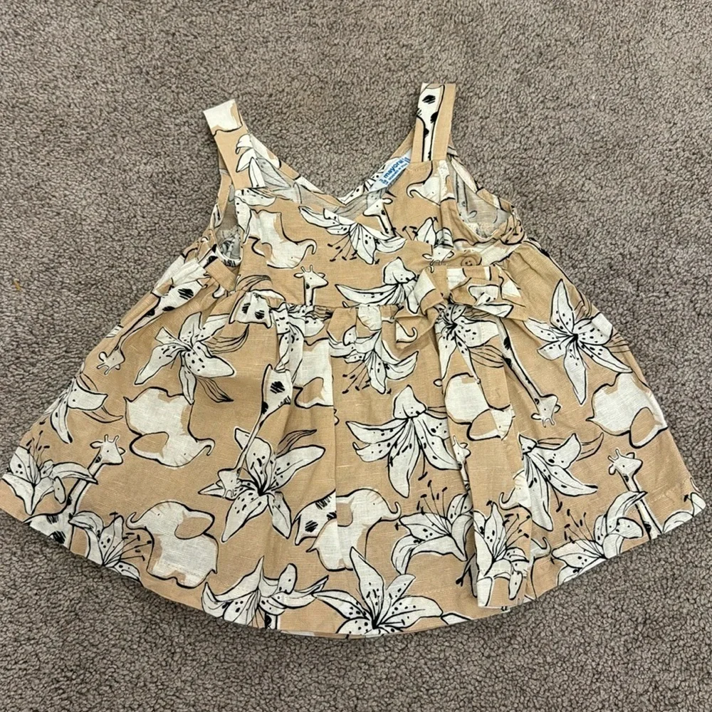 Mayoral Cotton/Linen Blend Top